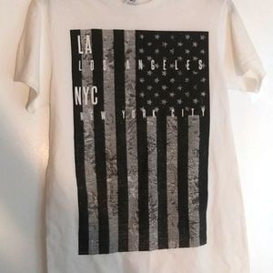 Blue line flag Tee shirt